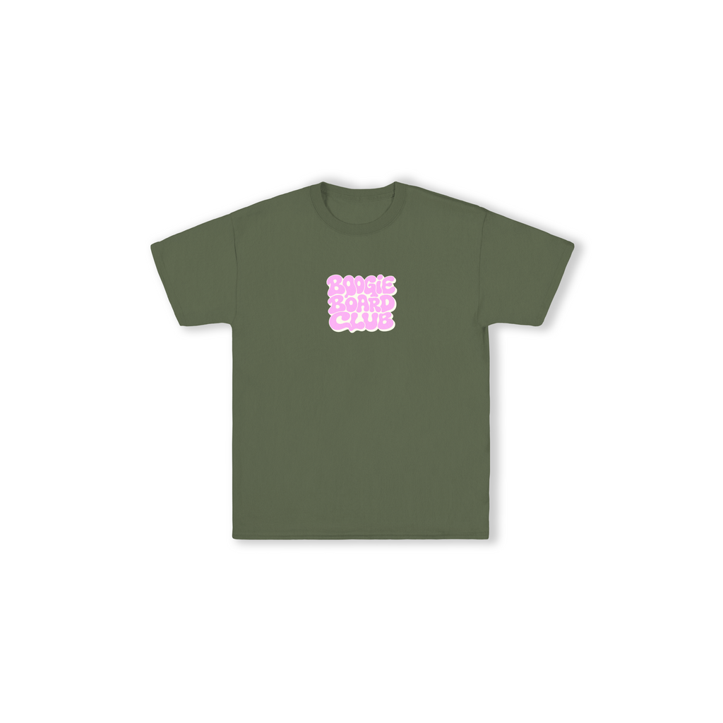 Foam Logo T-Shirt - Shell Pink