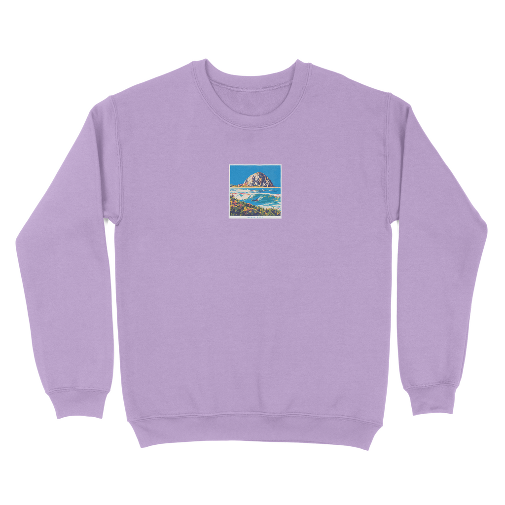 Morro Rock Postcard Crewneck
